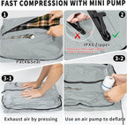 Reusable Vacuum Bags for Travel, Professional Waterproof IPX8 Vacuum - Image 5