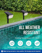 AUDERWIN Solar Lights Outdoor Waterproof IP65, 63 LED 3 Lighting Modes Solar - Image 2