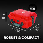 NANUK 905 Waterproof First Aid Case Empty – Durable, Medical First Aid - Image 6