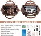 LOVEVOOK Leather Laptop Backpacks - Image 2