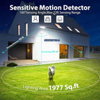 iMaihom 180W 18000LM Motion Sensor Outdoor Light - Image 4