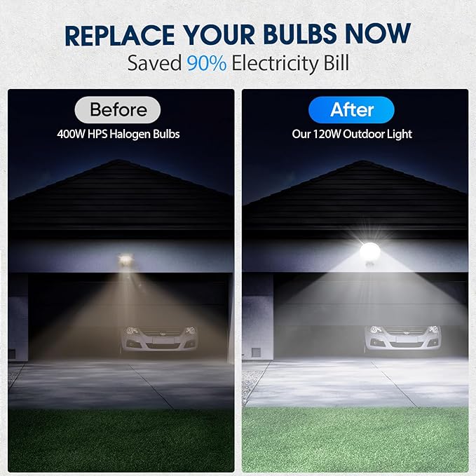 150W LED Barn Light, 4 Pack 21000LM Dusk to Dawn Outdoor Lighting, Yard Lights - Image 4