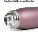 Water Bottle with Portable Lid Metal Vacuum Insulated Stainless Steel | - Image 2