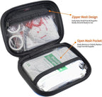 I GO 85 Pieces Hard Shell Mini Compact First Aid Kit, Small Personal Emergency - Image 3
