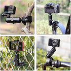 SOONSUN Super Clamp Mount with Dual 360° Ball Heads & Phone Holder, Heavy-Duty - Image 6