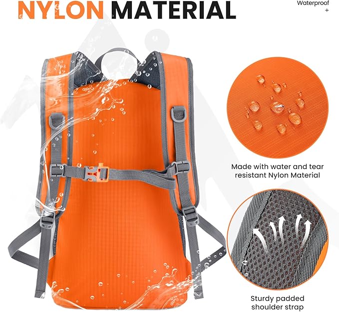 Venture Pal 35L Ultralight Lightweight Packable Foldable Travel Camping Hiking - Image 4