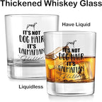 Nogrit Dalmatian Gifts, Whiskey Glasses 10 oz, Dog Lovers Gifts, Funny It's Not - Image 5
