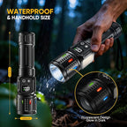 Rechargeable Flashlights High Lumens 100, Super Bright LED Flash Light Long - Image 5