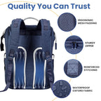PILLANI Baby Diaper Bag Backpack - Image 6
