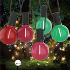 Meconard G40 Colored LED String Light Bulbs, Shatterproof LED 1 Watt Globe - Image 6