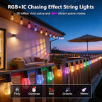 Beizelte Outdoor String Lights, 300FT RGB+IC Outside Light Dimmable - Image 3