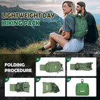 12L Ultralight & Thin Packable Daypack, Small Foldable Hiking Backpack Travel - Image 7