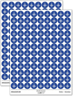 Compass Rose Nautical Star Navigation Map 200+ Round Stickers by Sniggle+Sloth