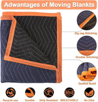 1 Moving Blankets 72x80in with 1 Elastic Rubber Band – Durable Quilted Moving - Image 3