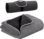 Tirrinia Large Waterproof Outdoor Blanket, Soft Warm Windproof Stadium Blanket by Tirrinia