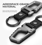 Dexnor Heavy Duty Key Chain Bottle Opener, Carabiner Key Ring Clip - Image 2