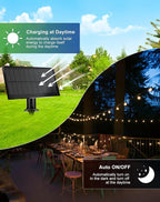 Zuske Solar String Lights Outdoor Waterproof 200FT - Image 4