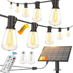 BLIATLUS 120FT Solar String Lights Outdoor Waterproof by Belllights