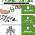HaSteeL Campfire Tripod for Cooking, Stainless Steel Camping Tripod Grill for - Image 3