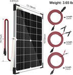 SOLPERK 25W 12V Solar Battery Charger, Waterpoof Solar Panel Kit - Image 6