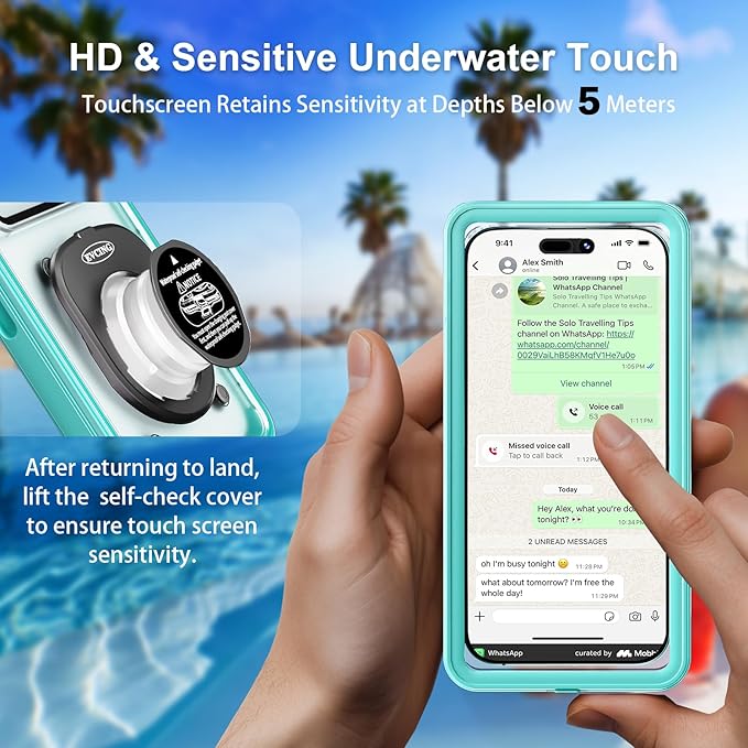 Waterproof Phone Case Up to 6.9 inch | IPX8 Underwater Phone Cases - Image 4