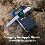 BLAVOR Solar Power Bank 20000mAh Built-in Cables, Wireless Charger - Image 4