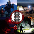 Headlamp Rechargeable 12Pack, 3000 Lumen Ultra-Light Bright Headlamp Flashlight - Image 6