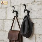 Mystic Colonial Rustic Cast Iron Wall Hooks Heavy Duty Vintage Utility Hooks - Image 3