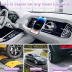 Vacuum Magnetic Phone Holder, Foldable Magnetic Suction Phone Mount, 360° - Image 3