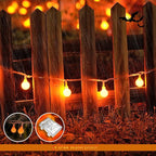 JMEXSUSS 100 LED Orange Globe String Lights Battery Operated, 33ft 8 Modes - Image 7