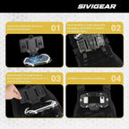 Tactical Molle Phone Holder for Plate Carrier Vest, Quick Release & Adjustable - Image 4