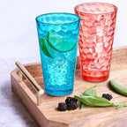 Amazing Abby - Iceberg - 24-Ounce Plastic Tumblers, Mixed-Color High-Balls - Image 4
