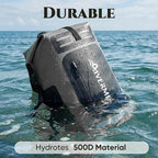 Waterproof Dry Bag with Waterproof Phone Case Grey - Image 7
