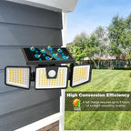 AmeriTop Solar Lights Outdoor, 2 Pack LED High Brightness Cordless Solar Motion - Image 5