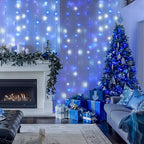 JMEXSUSS 300LED Christmas Curtain Lights Plug in - Image 2