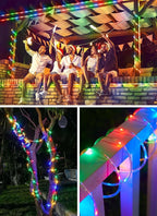 Brightown Solar Rope Lights, 39FT 100LED IP65 Waterproof Outdoor Solar String - Image 6