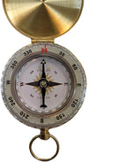 Glow in the Dark Brass Pocket Compass - Image 7