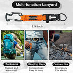 DDOUT Heavy Duty Paracord Lanyard 550 Paracord Braided Keychain - Image 5