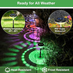 Nupostai 8 Pack Solar Pathway Lights, IP67 Waterproof, Outdoor Garden Yard Lawn - Image 5