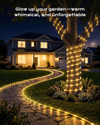 Brightown 2 Pack Solar Rope Lights, Total 78FT 200LED Warm White Solar String - Image 6