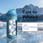 Insulated Water Bottle with Straw - Image 7