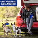 Dog Travel Water Bottle W/Collapsible Bowls - Image 7
