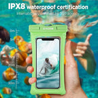 CACOE Floating Universal Waterproof Phone case 2 Pcs-Up to 7.0", Phone Pouch - Image 3