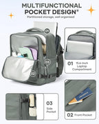Large Travel Backpack for Women Airline Approved Carry on Backpack for - Image 5