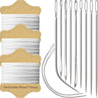 VONEEDL Upholstery Repair Kit: Waxed Sewing Thread & Heavy Duty Needles by VONEEDL