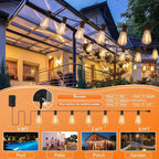 YOYONACY 100 FT Outdoor String Lights - Image 7