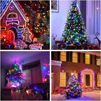 JMEXSUSS 300 LED Christmas Lights Outdoor Waterproof, 8 Modes Twinkle Fairy - Image 7