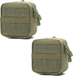 2 Pack Mini Tactical Molle Compact Ammo Pouch by Katadem