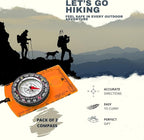 Trekker's Compass Crew Orienteering Compass, Magnetic Navigation Set - Image 2