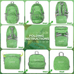 ZOMAKE Ultra Lightweight Packable Backpack 25L, Small Foldable Backpacks Hiking - Image 5
